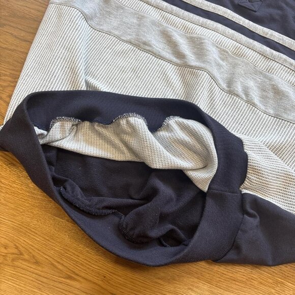 80's Vintage Polo Knit Pullover Shirt Mens XLT Navy Grandpacore Indie Sleeze - Picture 7 of 8